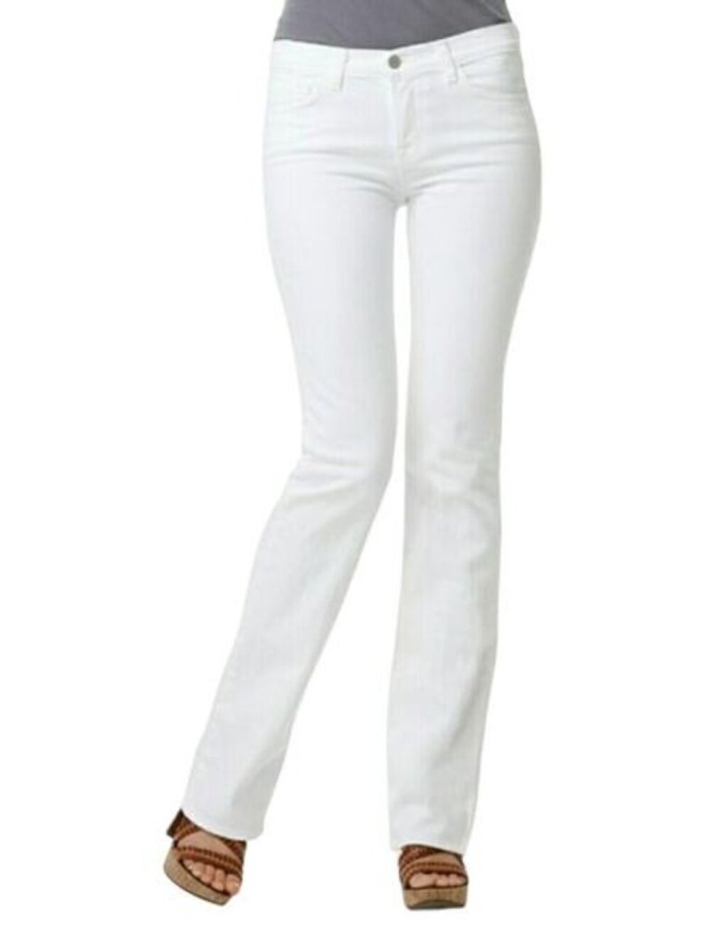 J Brand white straight leg jeans size 24